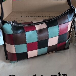 Coach Colorful Patchwork Shoulder Bag